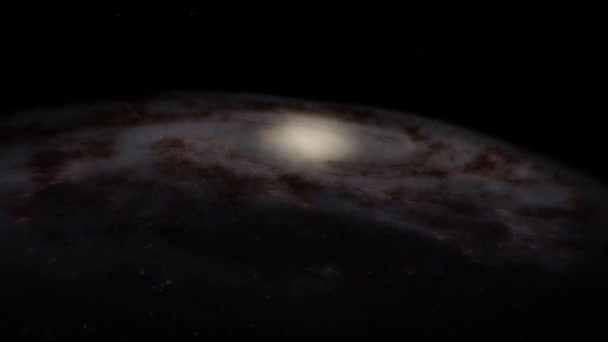 Universo Spaziale Interstellare Animazione Nello Spazio Esterno Composizione Futuristica Brillante — Video Stock