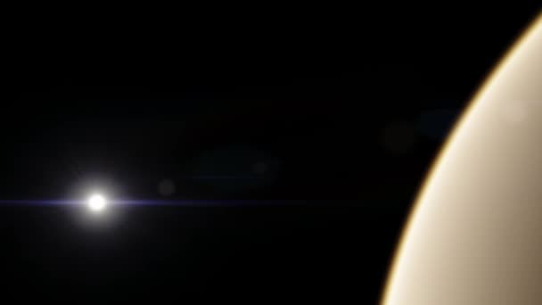 Csillagközi Űrutazó Univerzum Animáció Világűrben Fényes Futurisztikus Kompozíció Absztrakt Sci — Stock videók