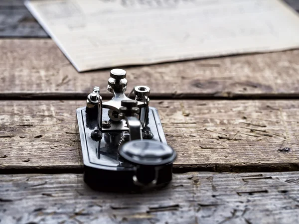 Telegraph Machine - Morse Code — Stockfoto