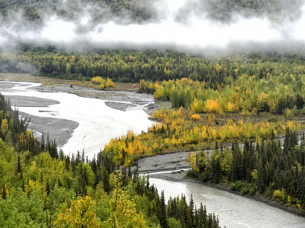 Alaska Highway View — Zdjęcie stockowe