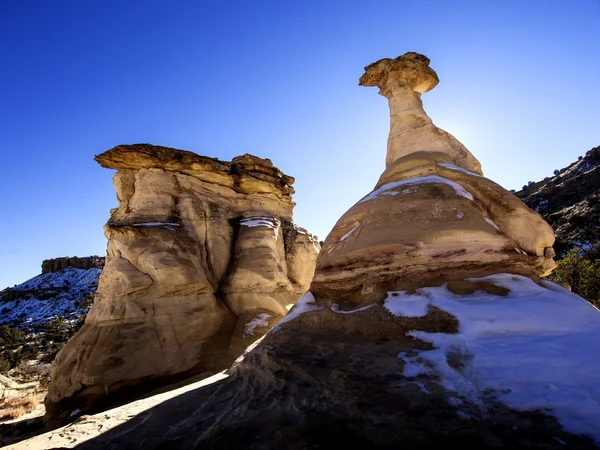 Bisti badlands des neuen mexikos - hoodoos — Stockfoto