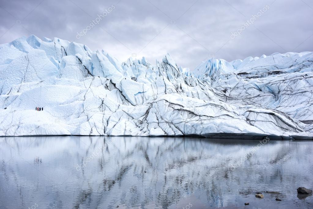 Alaska Glacier Reflection on a Lake