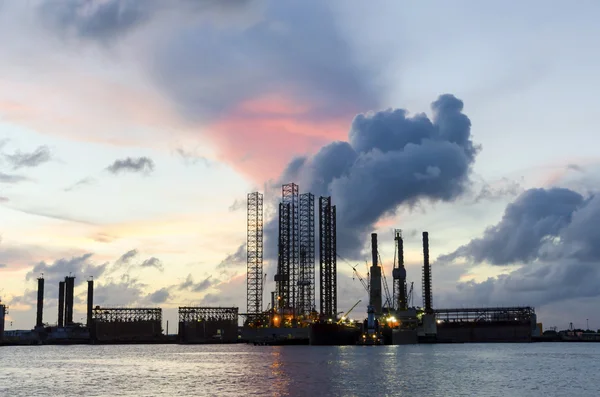 Galveston günbatımı — Stok fotoğraf