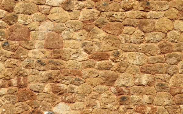 Antiguo muro construido de "Old Red Sandstone " — Foto de Stock