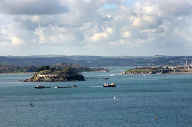Plymouth. Devon İngiltere'de.