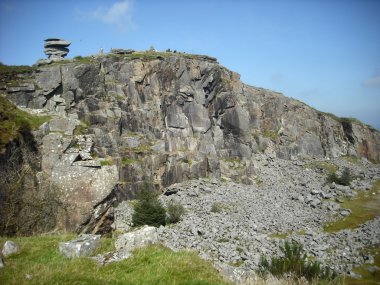 Bodmin Moor, Cornwall, İngiltere.