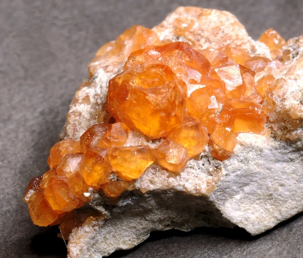 Spessartine Garnet. — Stok fotoğraf