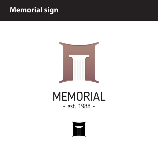 basit bir logo anıt