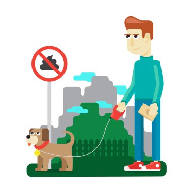 bir şehir parkında yürüyüş kuralları köpek