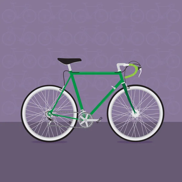 Vector de bicicletas de colores de varios tipos — Vector de stock