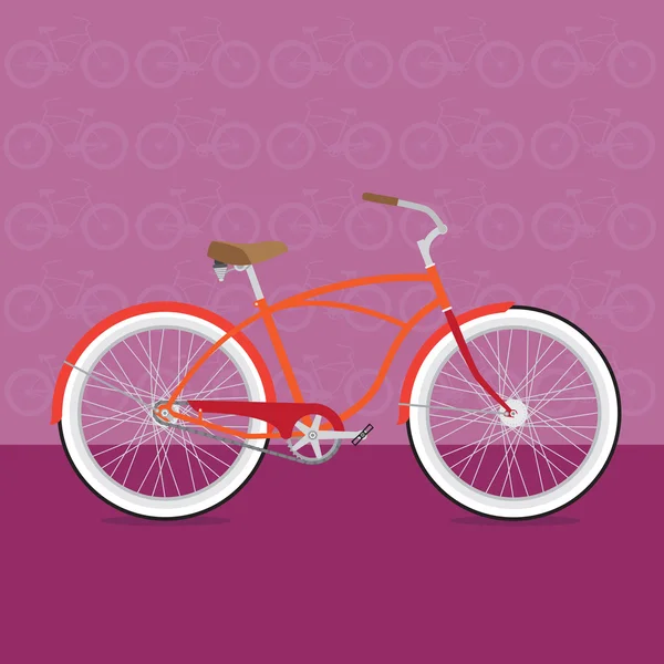 Векторные красочные велосипеды различных типов — стоковый вектор