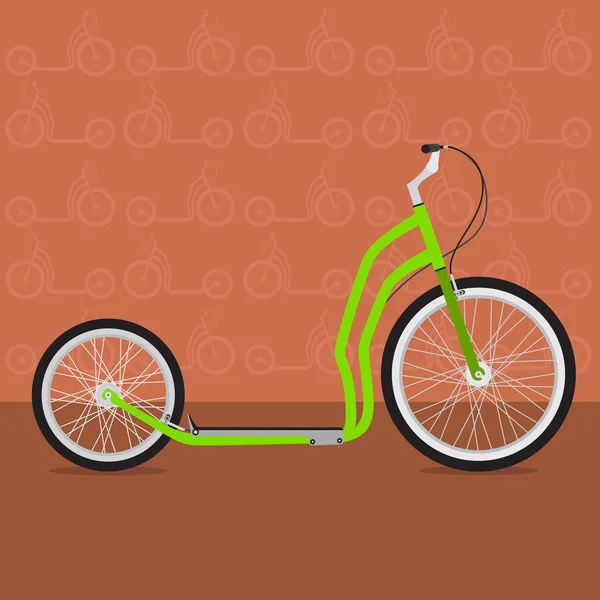 Vector de bicicletas de colores de varios tipos — Vector de stock