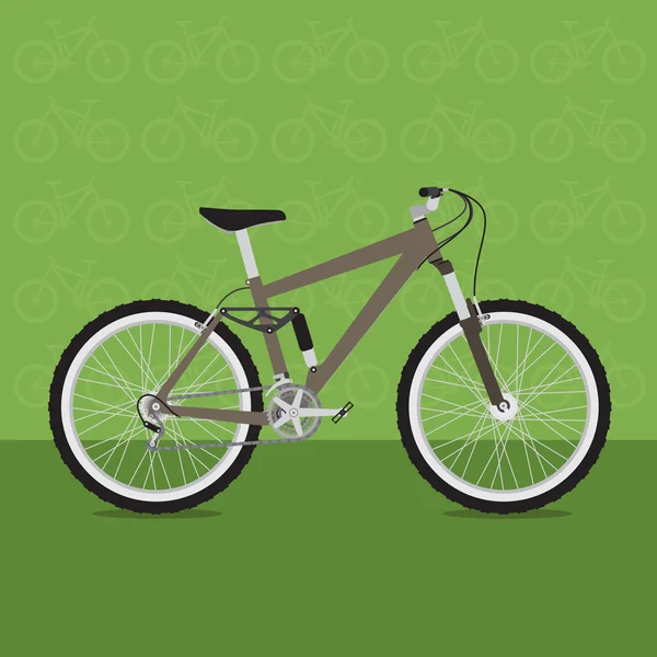 Vector de bicicletas de colores de varios tipos — Vector de stock