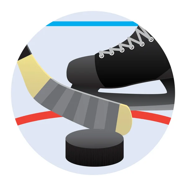 Hockey spel — Stockvector