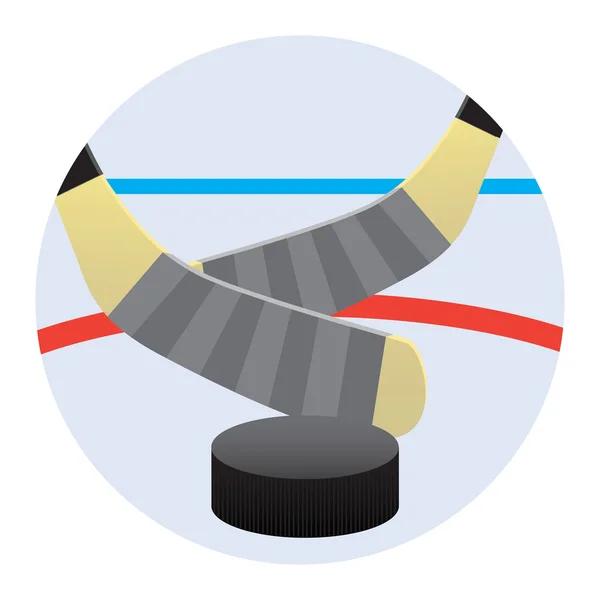 Hockey game — Stock Vector