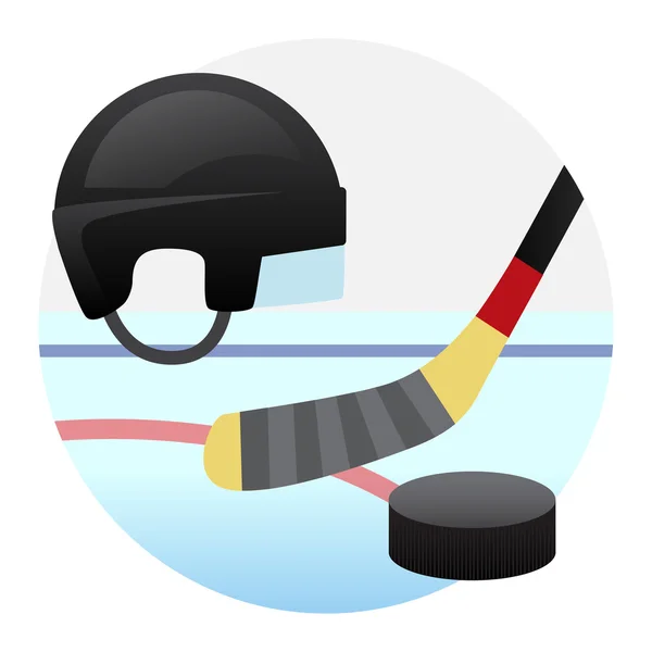 Hockey game — Stock Vector