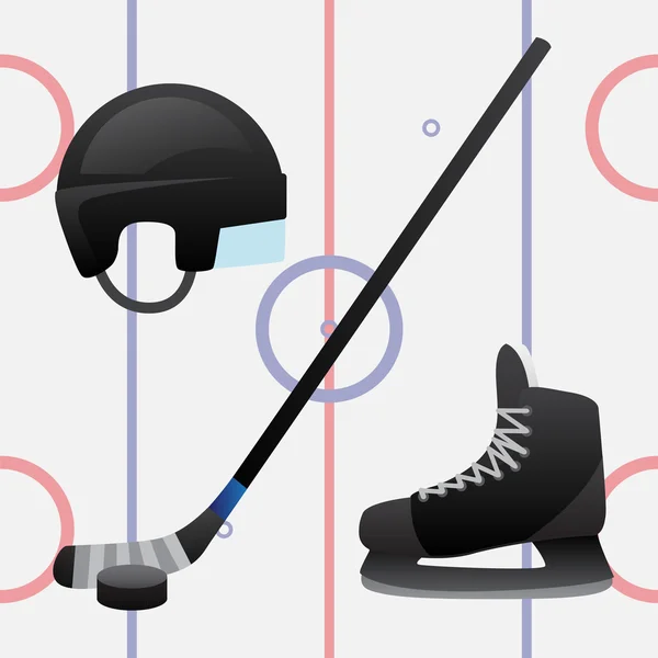 Hockey spel — Stockvector