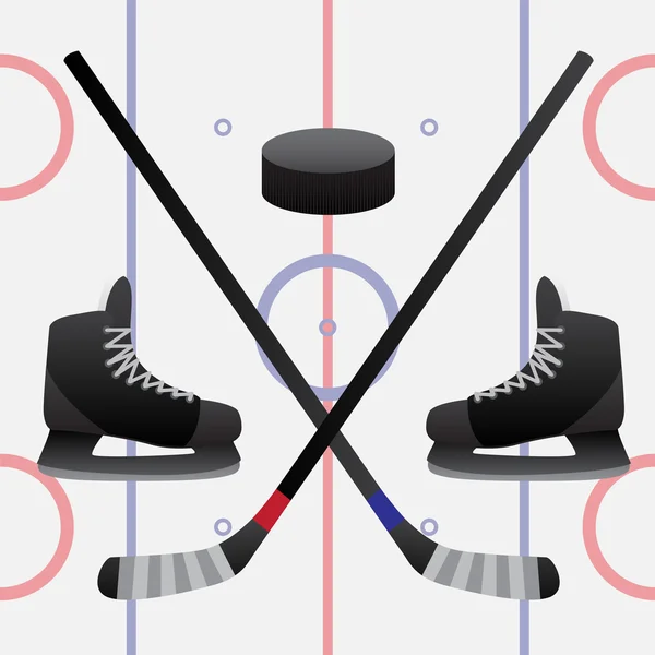 Hockey game — Stock Vector