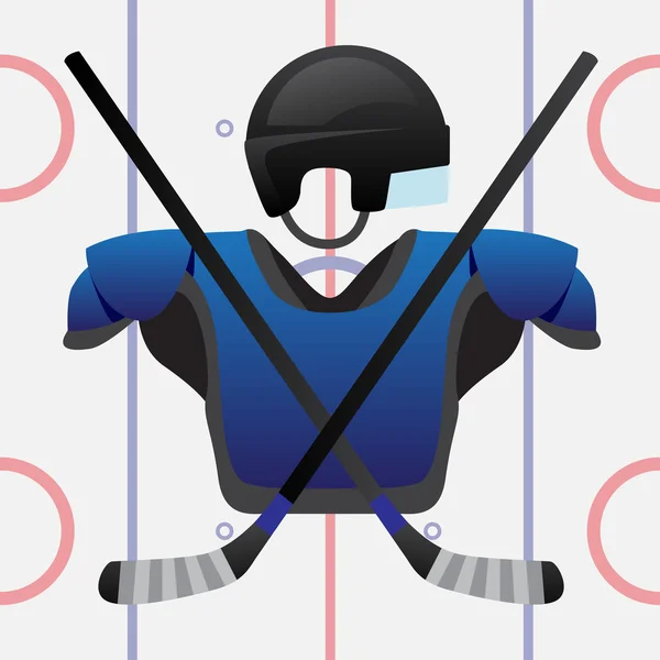 Hockey juego — Archivo Imágenes Vectoriales