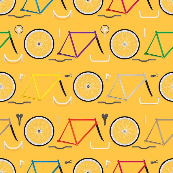 Χωρίς ραφή πρότυπο ποδηλάτων — Διανυσματικό Αρχείο
