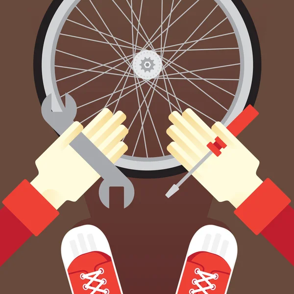 onarım bisiklet, lastik ponksiyon mühür