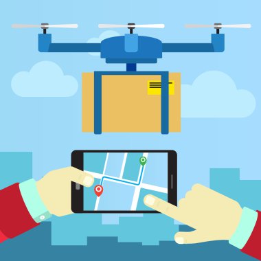 telefondan kontrol quadrocopters