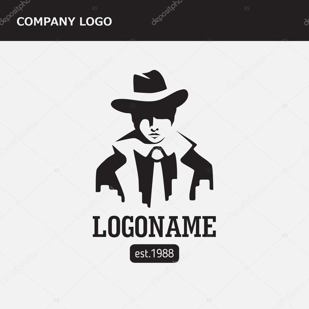 Logo for the company man in a hat