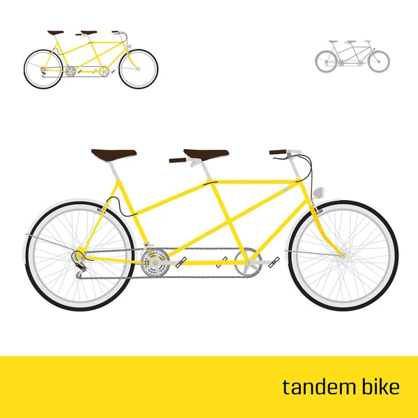 Векторні велосипеди різних типів — стоковий вектор