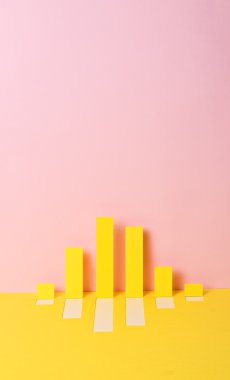 renkli kağıt el sanatları infographics. İş Tema