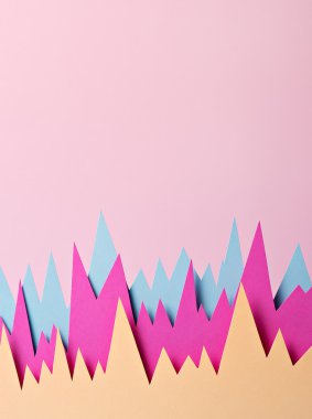 renkli kağıt el sanatları infographics. İş Tema