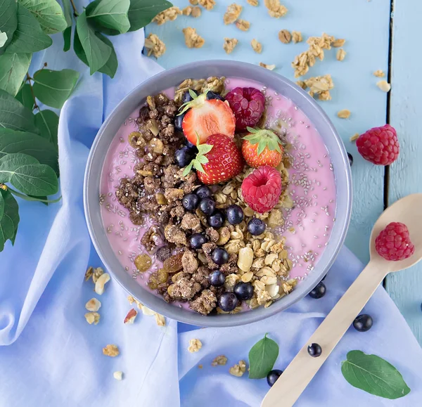 Imagem de comida. doce sobremesa muesli saudável — Fotografia de Stock