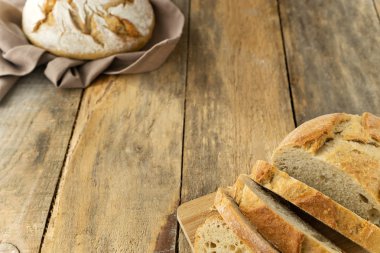 farklı rustik ekmek