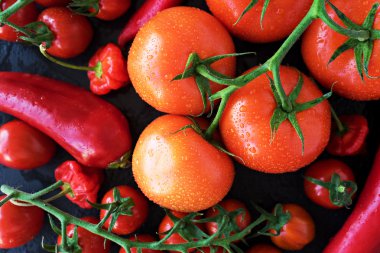 taze kırmızı sebze 