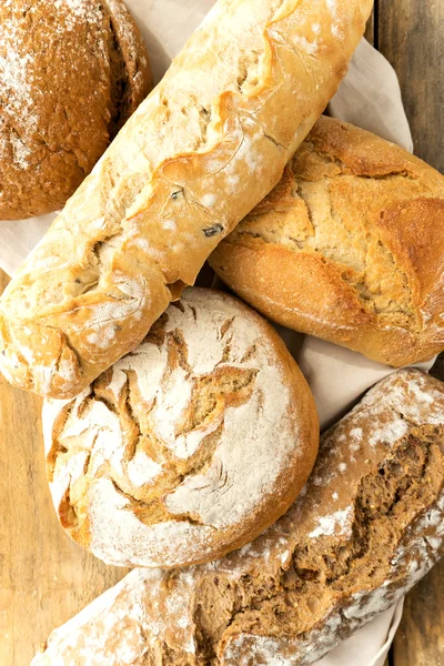 Different rustic bread — Stock Photo, Image