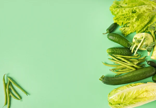 Taze yeşil sebzeler — Stok fotoğraf