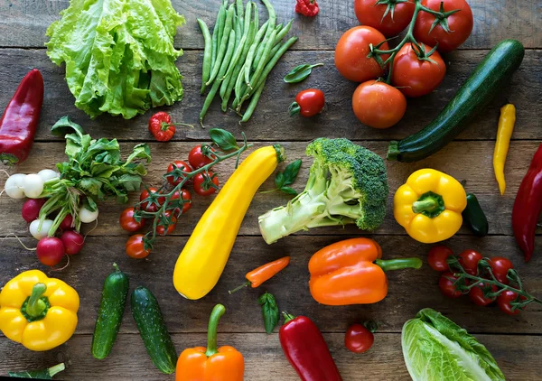 Verdure fresche e salutari — Foto Stock