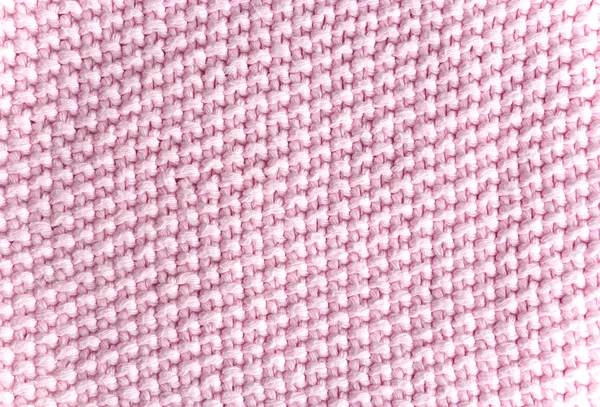 Textura de tejido de punto rosa —  Fotos de Stock