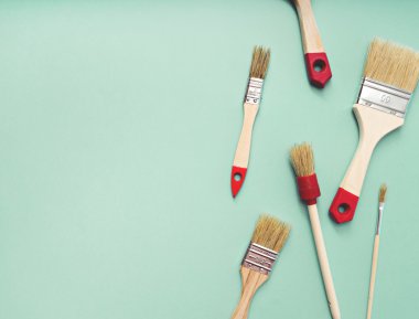 farklı Boya fırçaları