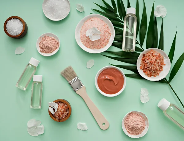 Hemmagjord kosmetiska ingredienser — Stockfoto
