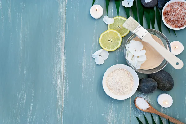 Ingredientes cosméticos caseros — Foto de Stock