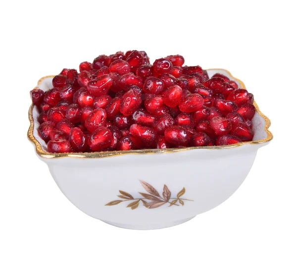 Bir kasedeki nar tohumları.