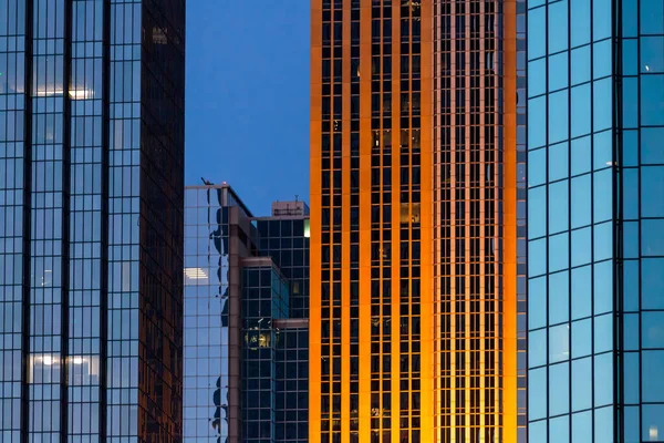 Layers Mpls Ids Dain Rauscher Plaza Wells Fargo Att Buildings — Stock Photo, Image