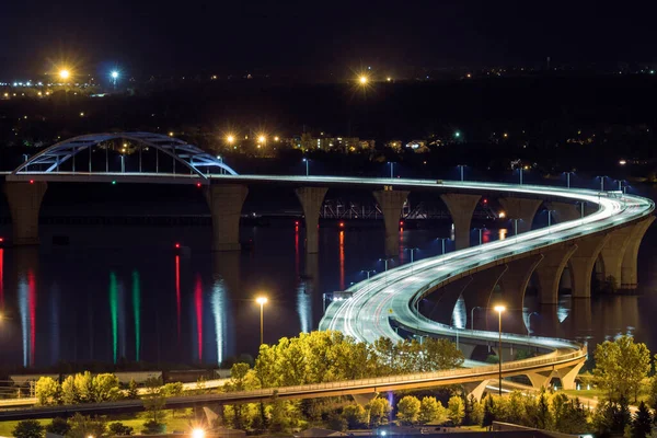 Richard Ira Bong Bridge Night — Stock Photo, Image