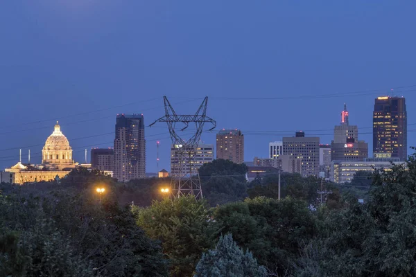 Telephoto Paul Skyline Twilight Alt — Stock Photo, Image