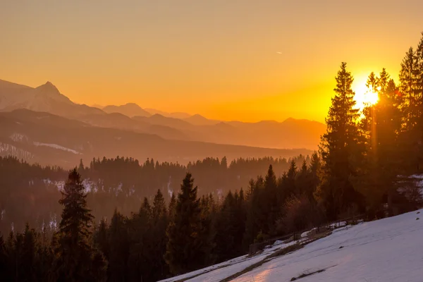 Tatra sunset — Stock Photo, Image