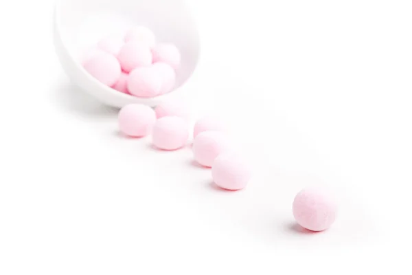 Süße rosa Bonbons — Stockfoto