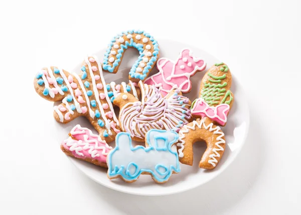 Bunte Lebkuchen für Kinder — Stockfoto