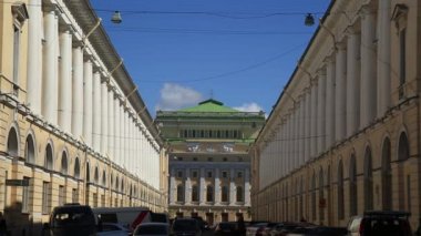 A. S. Puşkin Alexandrinsky Tiyatrosu sonra adlı akademik Dram Tiyatrosu. Rusya, St Petersburg