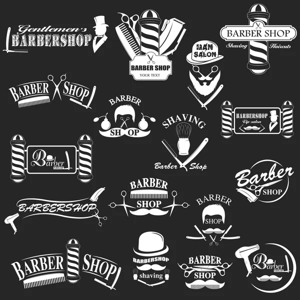 Barbershop collection d'outils — Image vectorielle