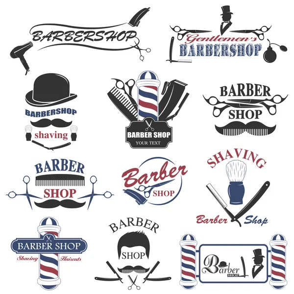 Barbershop collection d'outils — Image vectorielle